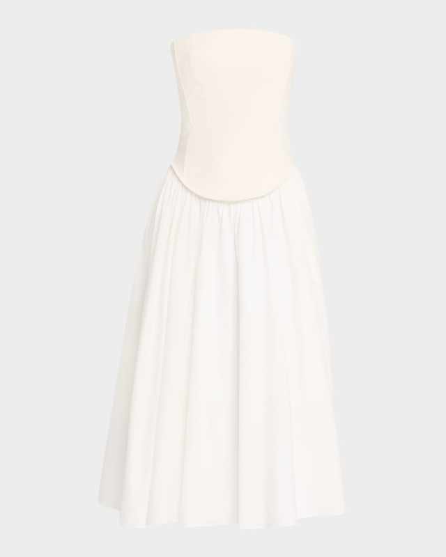 Melody Corset Combo Midi Dress